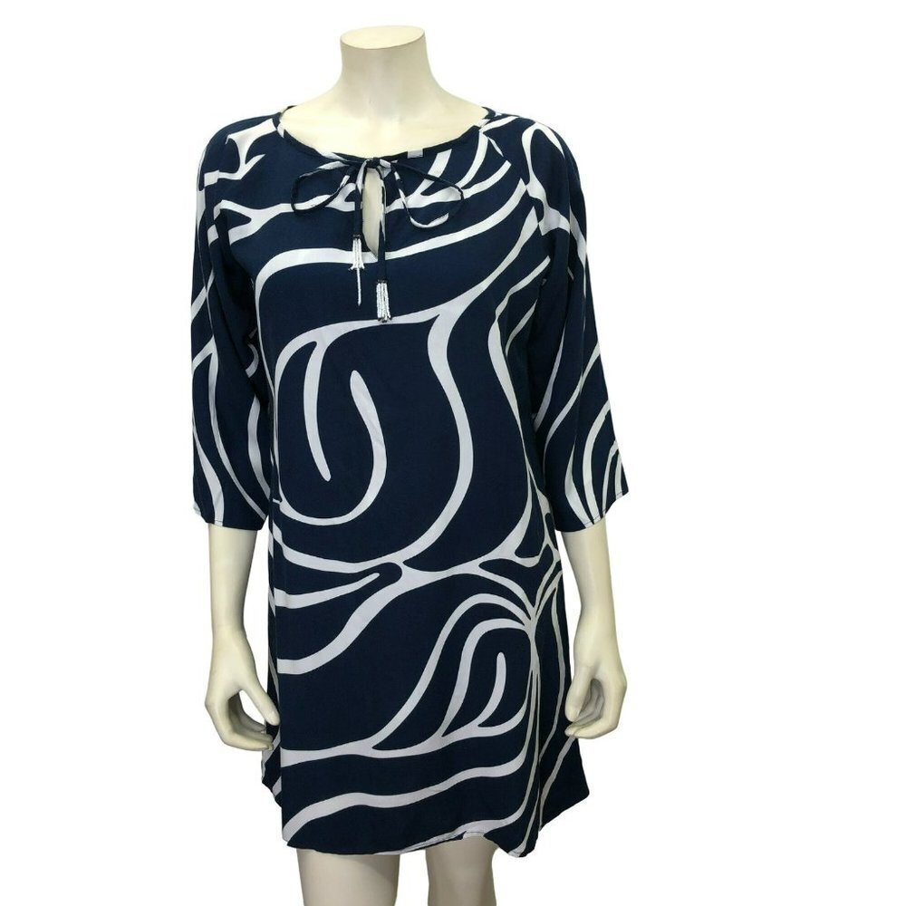 ESCAPADA LIVING SHIFT 3/4 SLEEVES‎ CASUAL DRESS SIZE SMALL